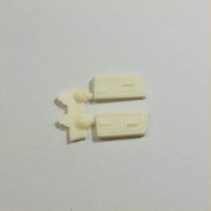 Corgi Toys 320 325 348 Ford Mustang Cream Plastic Door Trims