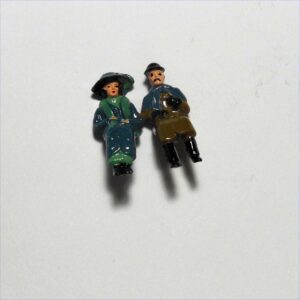 Corgi Toys 9021 1910 Daimler Rear Seat Passenger Figures