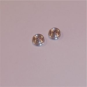 Corgi Toys Wheel Hubs Pair Suit 1960's Models Convex & Concave Sides