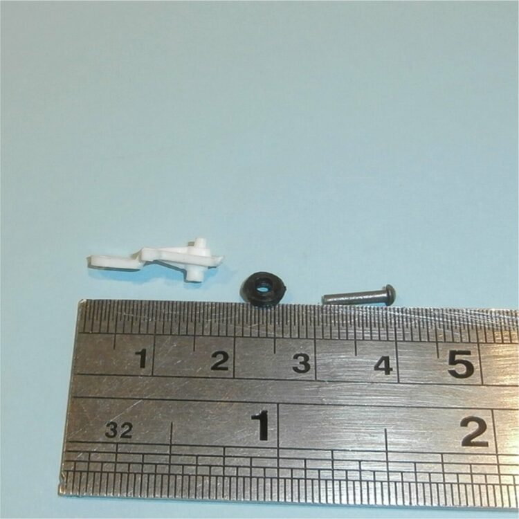 Dinky Toys 715 Beechcraft Baron White Plastic Front Wheel and Leg Unit