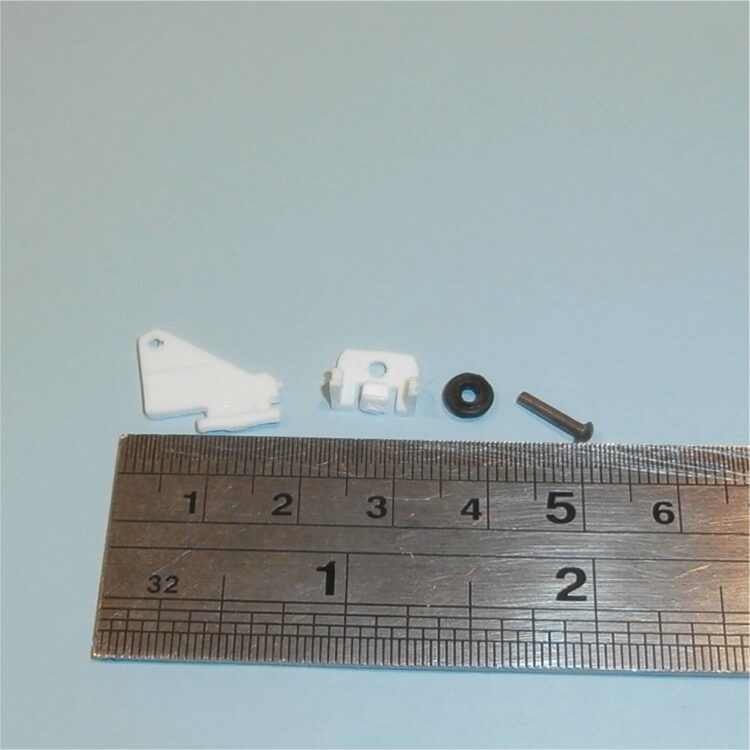 Dinky Toys 715 Beechcraft Baron White Plastic Wheel and Cover Unit