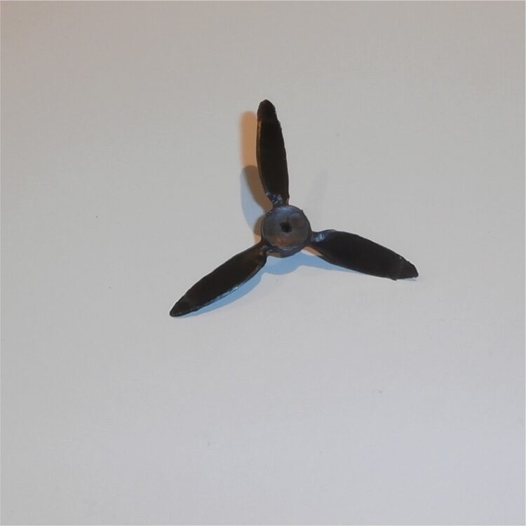 Dinky Toys 718 Hawker Hurricane Black Plastic Propellor