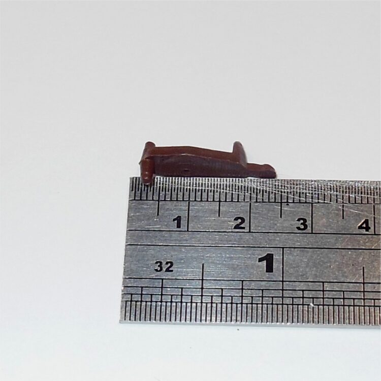 Dinky Toys 726 Messerschmitt Brown Plastic Battery Switch