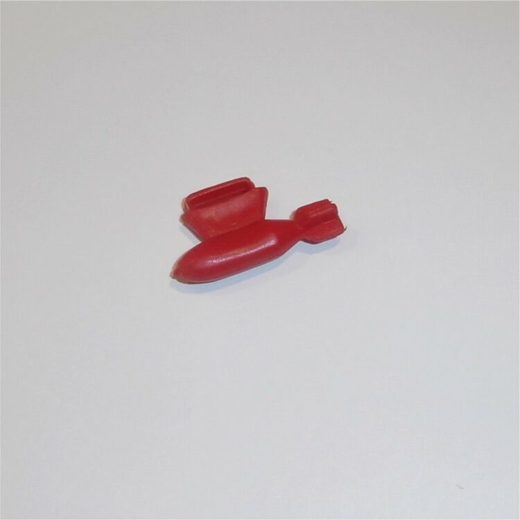 Dinky Toys 734 Thunderbolt P47 Red Plastic Bomb