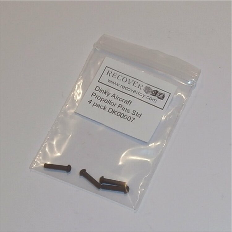 Dinky Toys Aircraft Propeller Standard Steel Pins Pack of 4