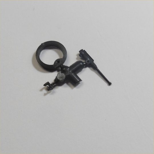 Dinky Toys French 822 M3 Half-Track Black Plastic Machine Gun and Mounting Kit