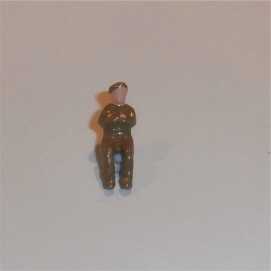 Dinky Toys 150b RTC Private Seated Painted Khaki