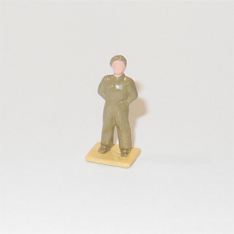 Dinky Toys 150c RTC Private Standing Painted Khaki