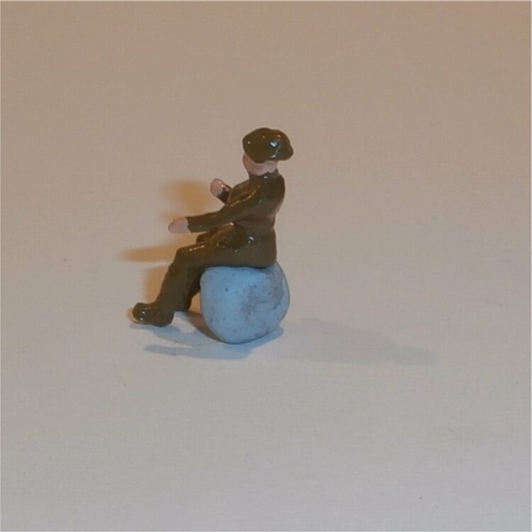 Dinky Toys 160c RA Gunlayer Driver Tin Hat Painted