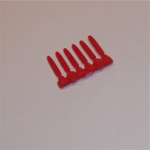 Dinky Toys 609 105mm Howitzer Gun Set Of 6 Red Plastic Missile Shells