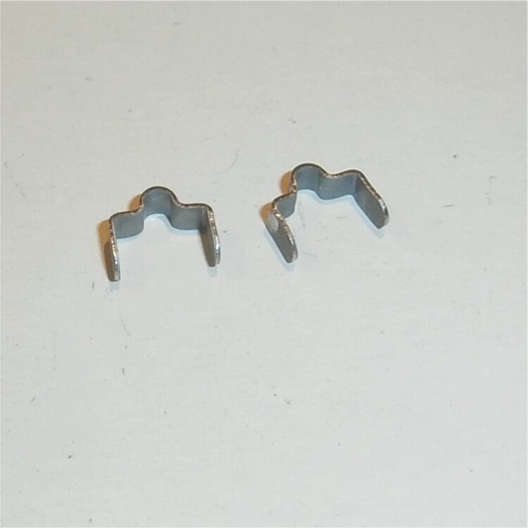 Dinky Toys Supertoy Axle Clips Pair of Tin Pressing for 2.0mm Axles