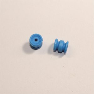 Dinky Toys Supertoys Truck Blue Plastic Double Divided Pair Rear Wheel Hubs