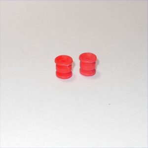 Dinky Toys Supertoys Truck Red Plastic Double Divided Pair Rear Wheel Hubs