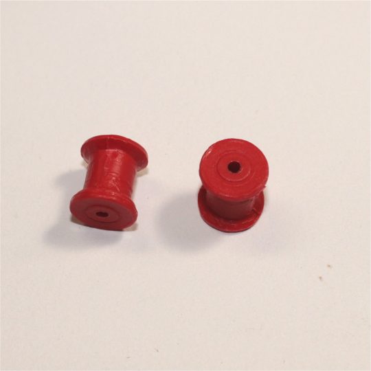 Dinky Toys Supertoys Truck Red Plastic Double Width Pair Rear Wheel Hubs