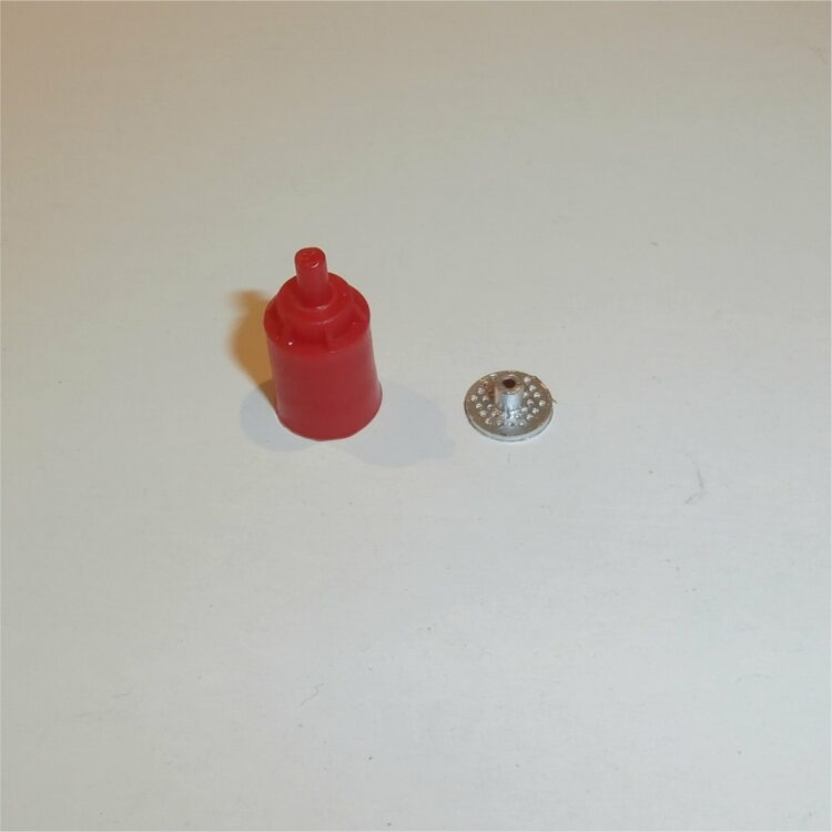 Dinky Toys 101 Thunderbird 2 Red Plastic Exhaust Pod with Chrome Plate