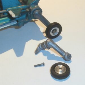 Dinky Toys 102 Joes Car Left Hand Rear Leg Wheel Assembly