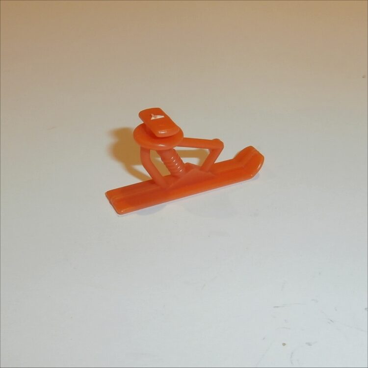 Dinky Toys 351 UFO SHADO Interceptor Front Orange Plastic Ski