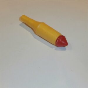 Dinky Toys 351 Interceptor Plastic Missile Yellow with Red Tip