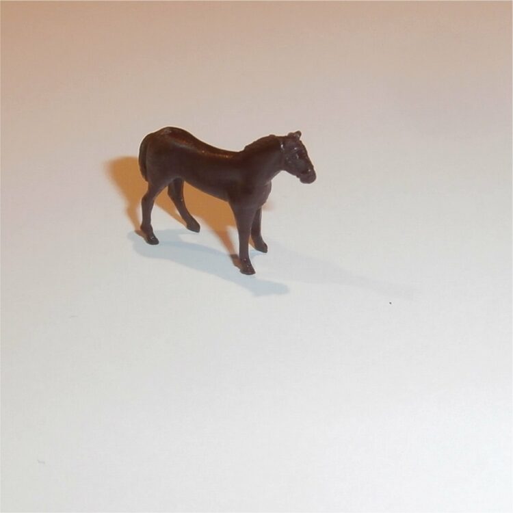 Dinky Toys Dublo 73 Horse Float Brown Plastic Horse