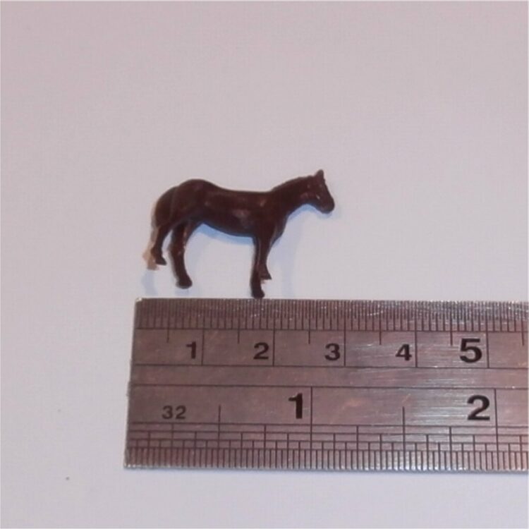 Dinky Toys Dublo 73 Horse Float Brown Plastic Horse