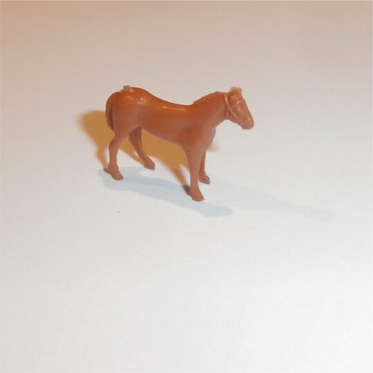 Dinky Toys Dublo 73 Horse Float Tan Plastic Horse