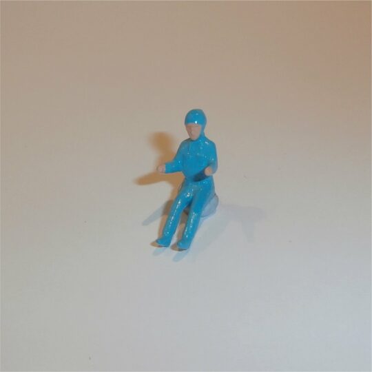 Dinky Toys 100 Series Sports Car Racing Driver Blue Painted Figure