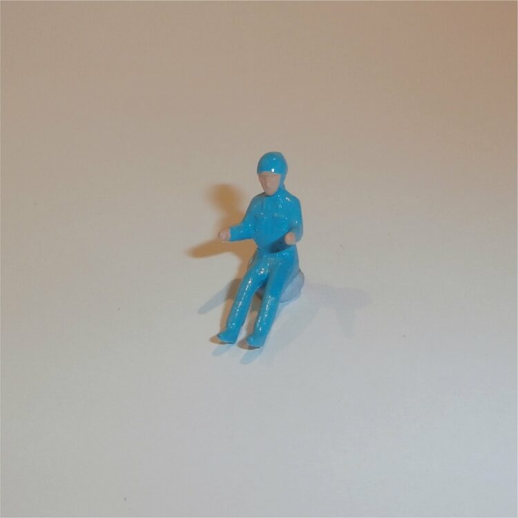 Dinky Toys 100 Series Sports Car Racing Driver Blue Painted Figure