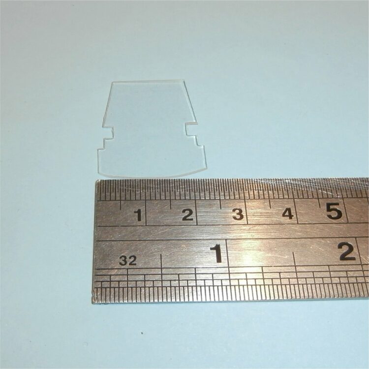 Dinky Toys 105 or 111 Triumph TR2 Window Windscreen