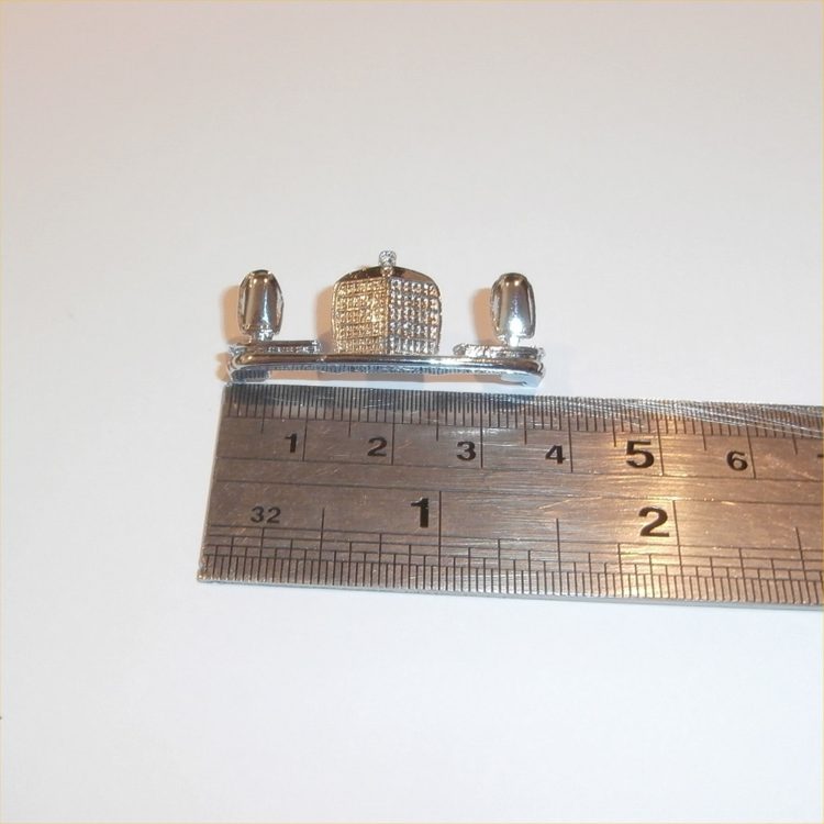 Dinky Toys 186 Mercedes 220SE Front Grille with Bumper Unit Plated
