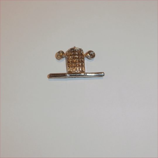 Dinky Toys 30d Vauxhall Grille Bumper Pre-War Issue Plated
