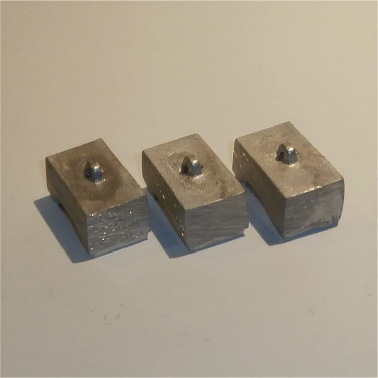 Dinky Toys 936 Leyland Test Chassis Weights Set of 3