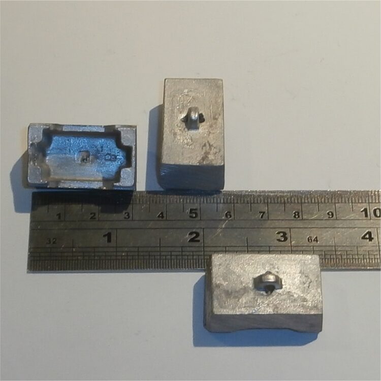 Dinky Toys 936 Leyland Test Chassis Weights Set of 3