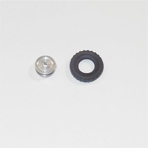 Dinky Toys Car & Small Truck Turned Alloy Road Hub with Tyre