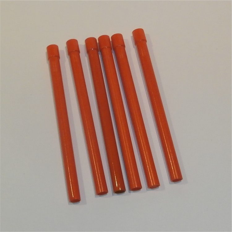 Matchbox Lesney SuperKings K 10c Scammell Pipe Truck Orange Pipe Sections Set