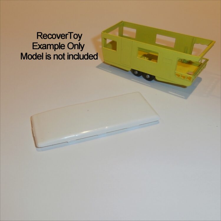 Matchbox Lesney 23d Trailer Caravan White Roof