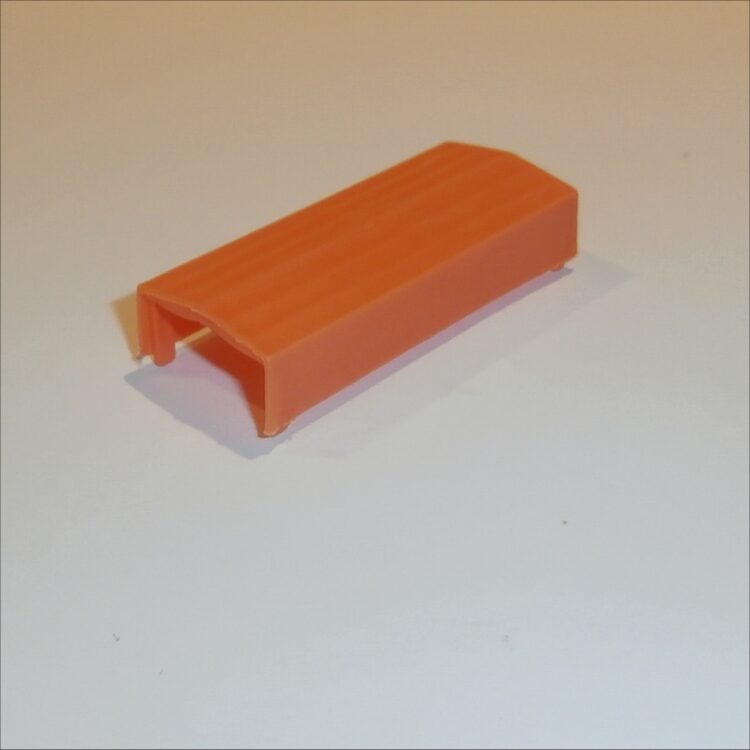 Matchbox Lesney 2d or 2e Mercedes Trailer Orange Plastic Canopy