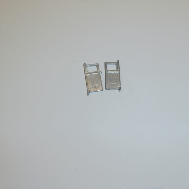 Matchbox Lesney 34c 34d VW Volkswagen Camper Silver Pair of Side Doors