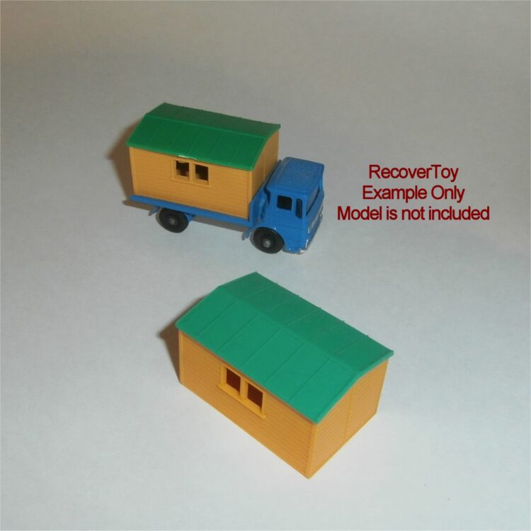 Matchbox Lesney 60b 60c Leyland Site Hut Truck Plastic Site Hut