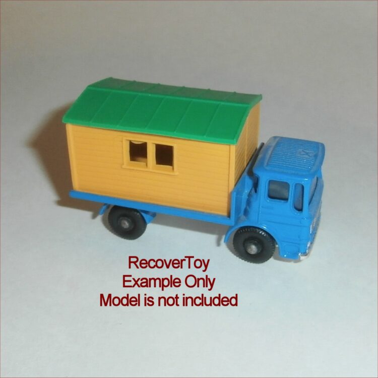 Matchbox Lesney 60b 60c Leyland Site Hut Truck Plastic Site Hut