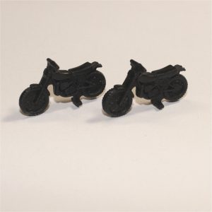 Matchbox Lesney 60e Holden Pickup Pair of Black Motor Bikes
