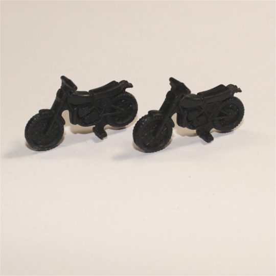 Matchbox Lesney 60e Holden Pickup Pair of Black Motor Bikes