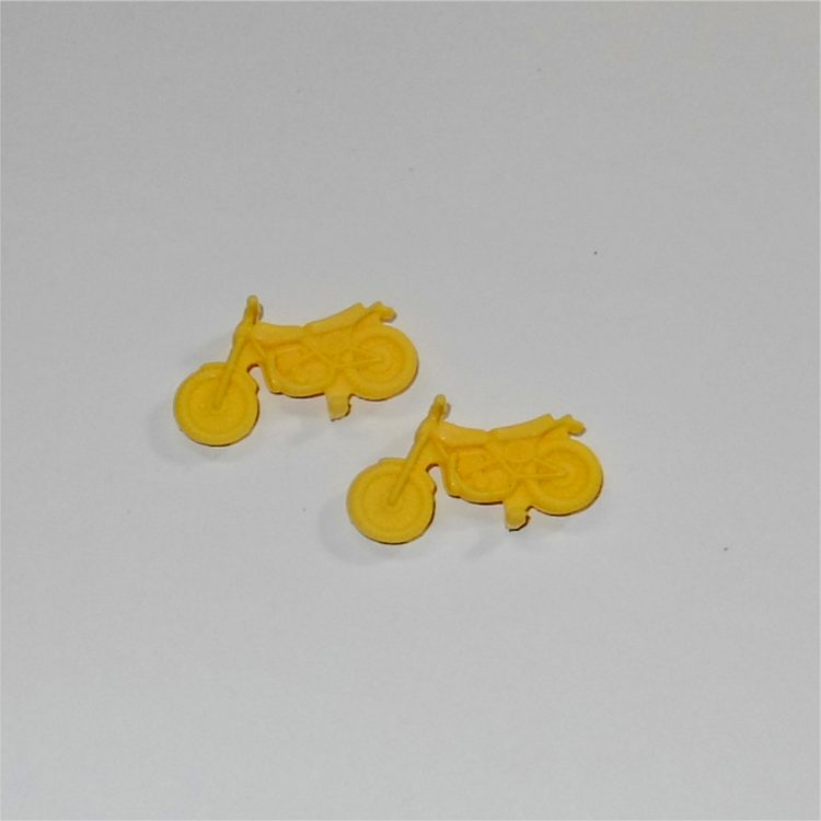 Matchbox Lesney 60e Holden Pickup Pair of Yellow Motor Bikes