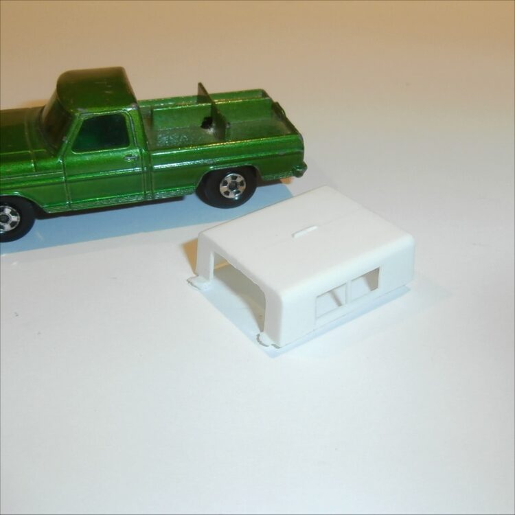 Matchbox Lesney 6 d Ford Pickup Utility Truck White Plastic Canopy