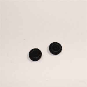 Matchbox Lesney Road Wheels Pair Black Plastic 10mm Diameter 1-75 Regular Wheels