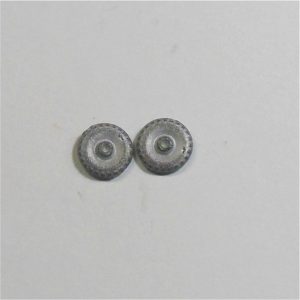 Matchbox Lesney Early Metal Road Wheel Pair 12mm Diameter 1-75 Regular Wheels
