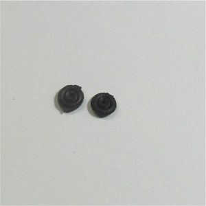Matchbox Lesney Road Wheels Pair Black Plastic 8mm Diameter 1-75 Regular Wheels