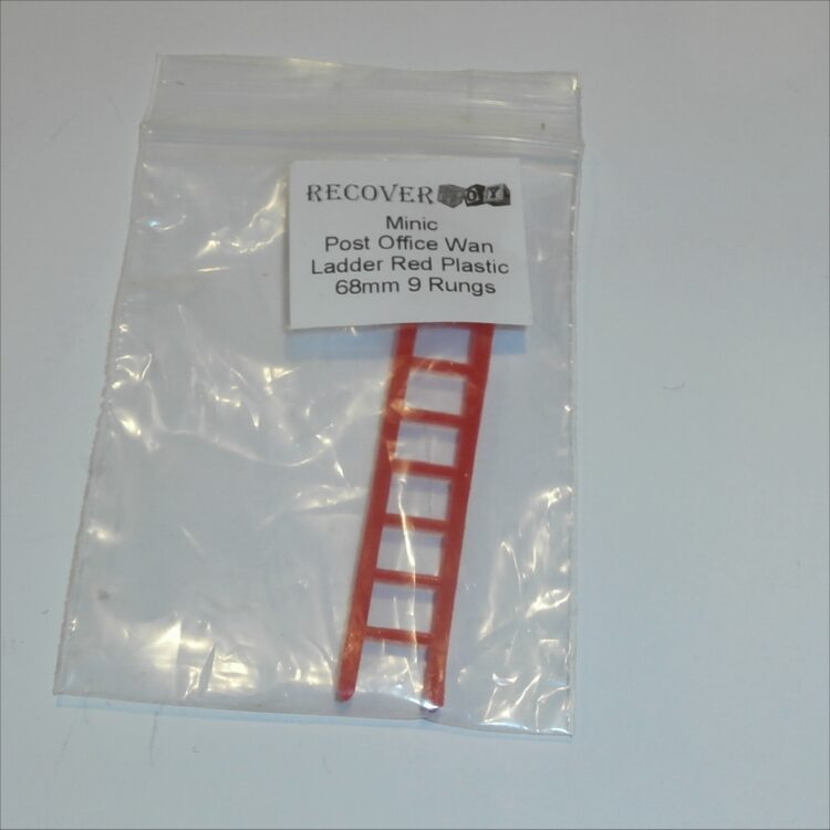 Triang Minic 100M Post Office Van Red Plastic Ladder