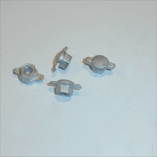 Schuco Racing Cars Knock On Knock Off Wheel Hub Caps Set of 4