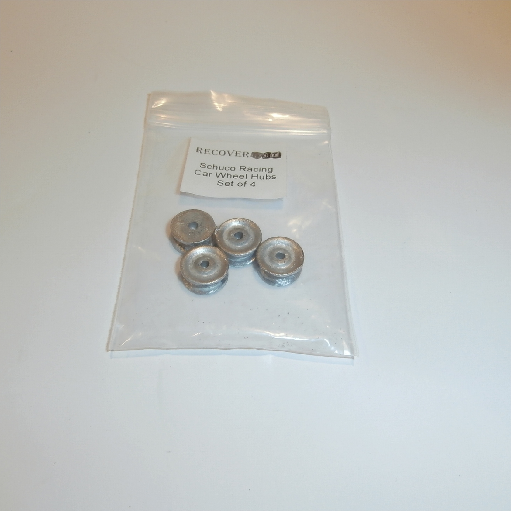 Schuco Racing Car Wheel Hubs 12mm Diameter Set of 4