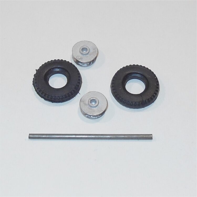 Triang Spot-On Large Truck Front Single Wheel Axle Set